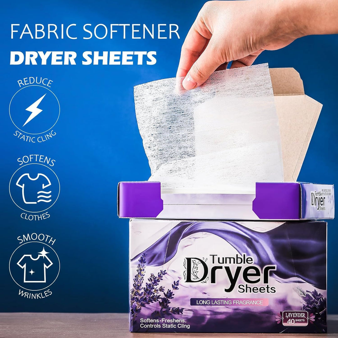 Generic Dryer Sheets, Lavender Incense, 40 Count