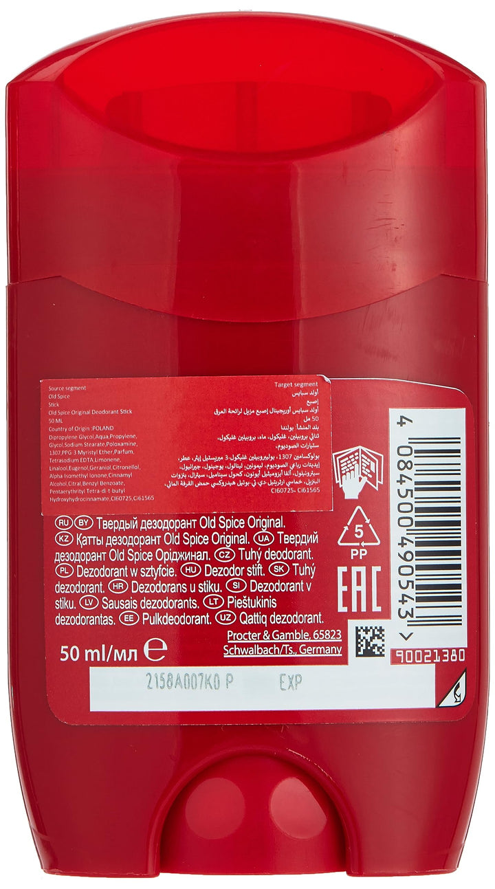 Old Spice Original Deodorant Stick, 50 ml