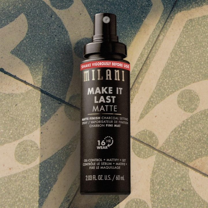 Milani Make It Last Setting Spray, Charcoal, 05 Matte Finish