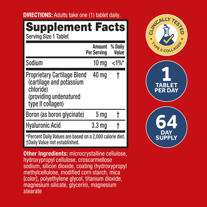 Move Free Ultra Triple Action Joint Support Supplement, 64 Count