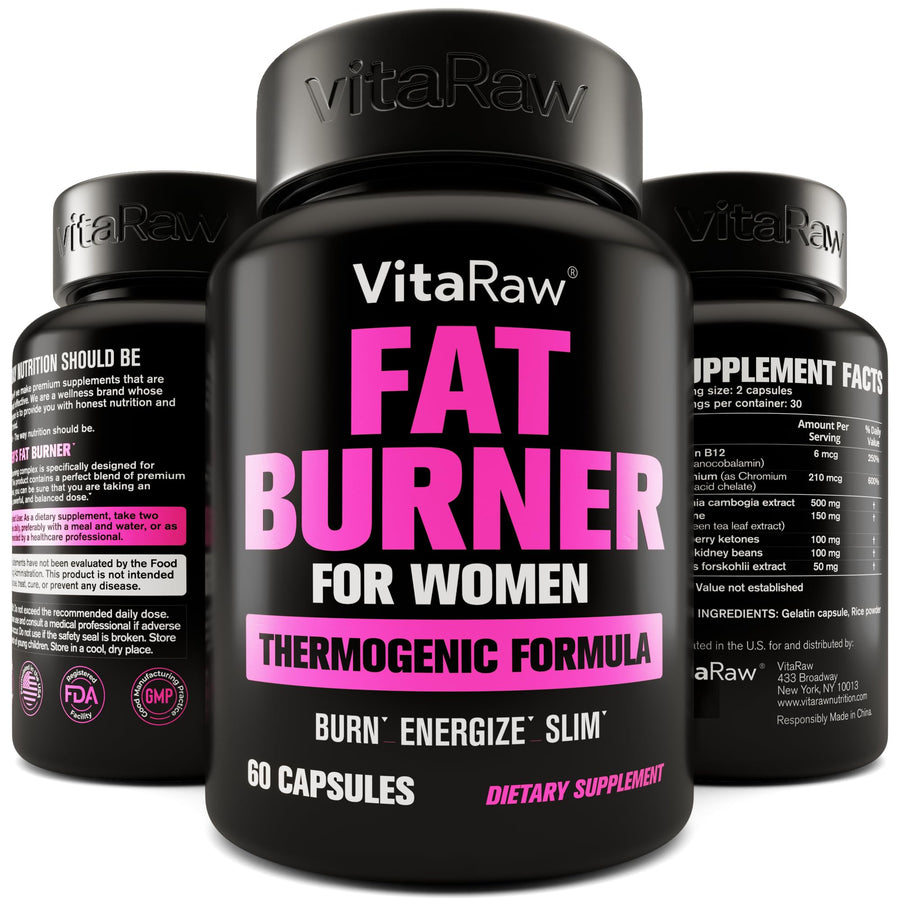 VitaRaw Thermogenic Fat Burner Supplement