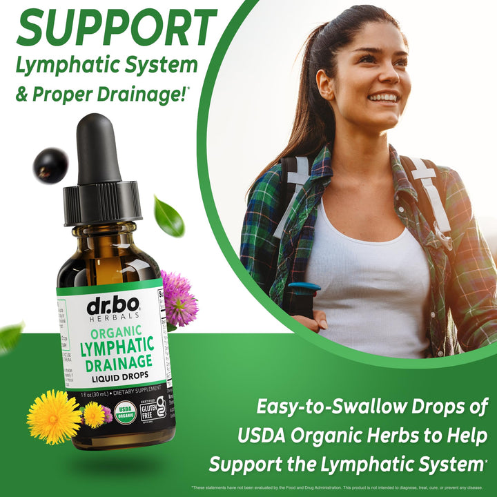 DR. BO Lymphatic Drainage Drops, 1 oz