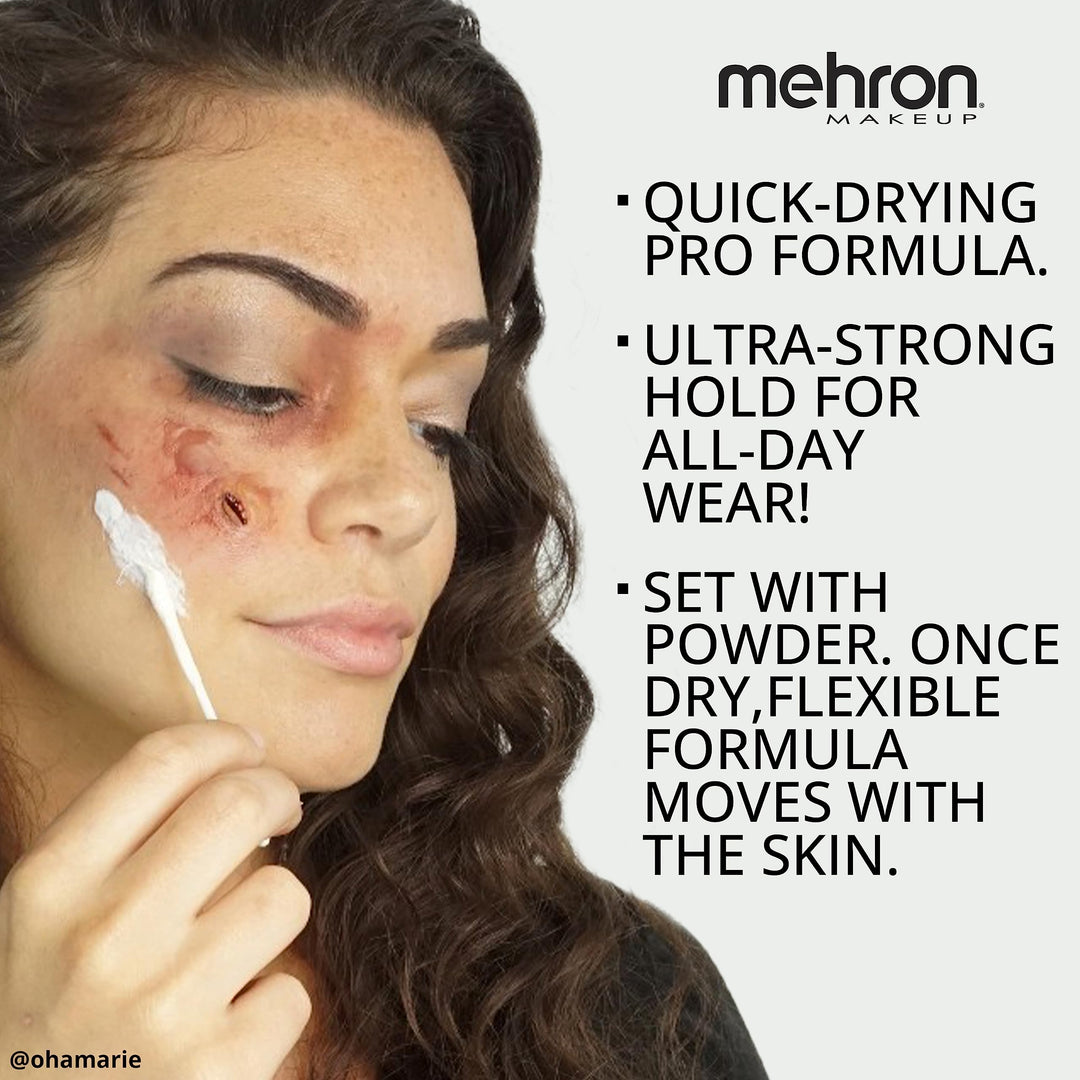 Mehron Makeup Latex Liquid, Light Flesh