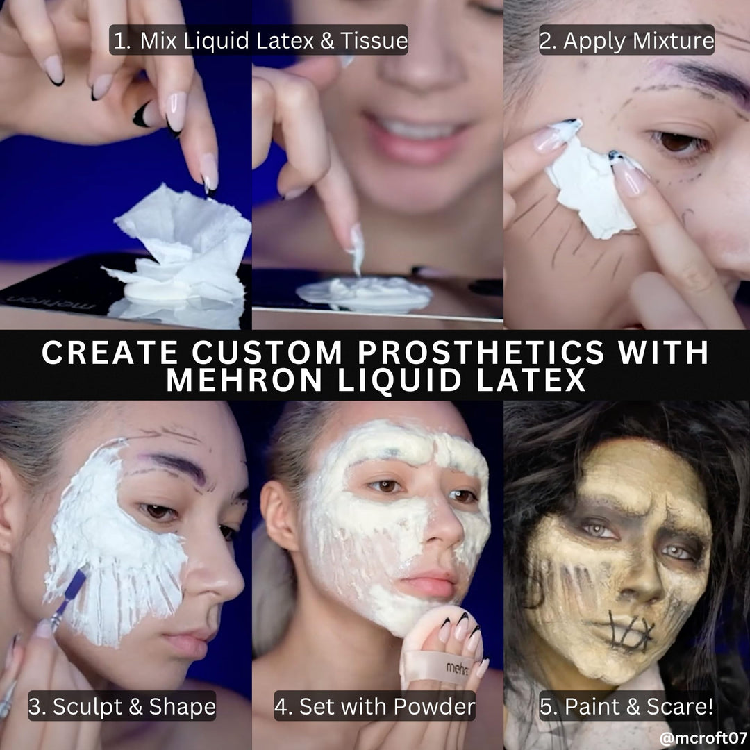 Mehron Makeup Latex Liquid, Light Flesh