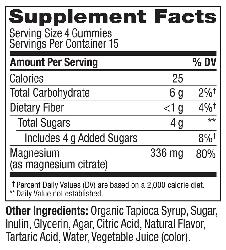 OLLY Magnesium Gummies, Raspberry Lavender, 60 Count