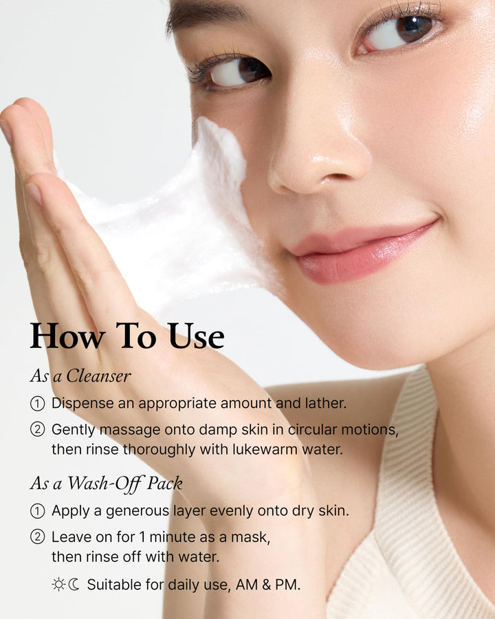 FULLY Rice-Dough Mask Cleanser, 4.39 fl oz