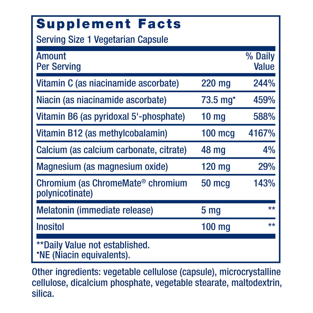 Life Extension Quiet Sleep Melatonin Capsules, 5 mg, 60 Count