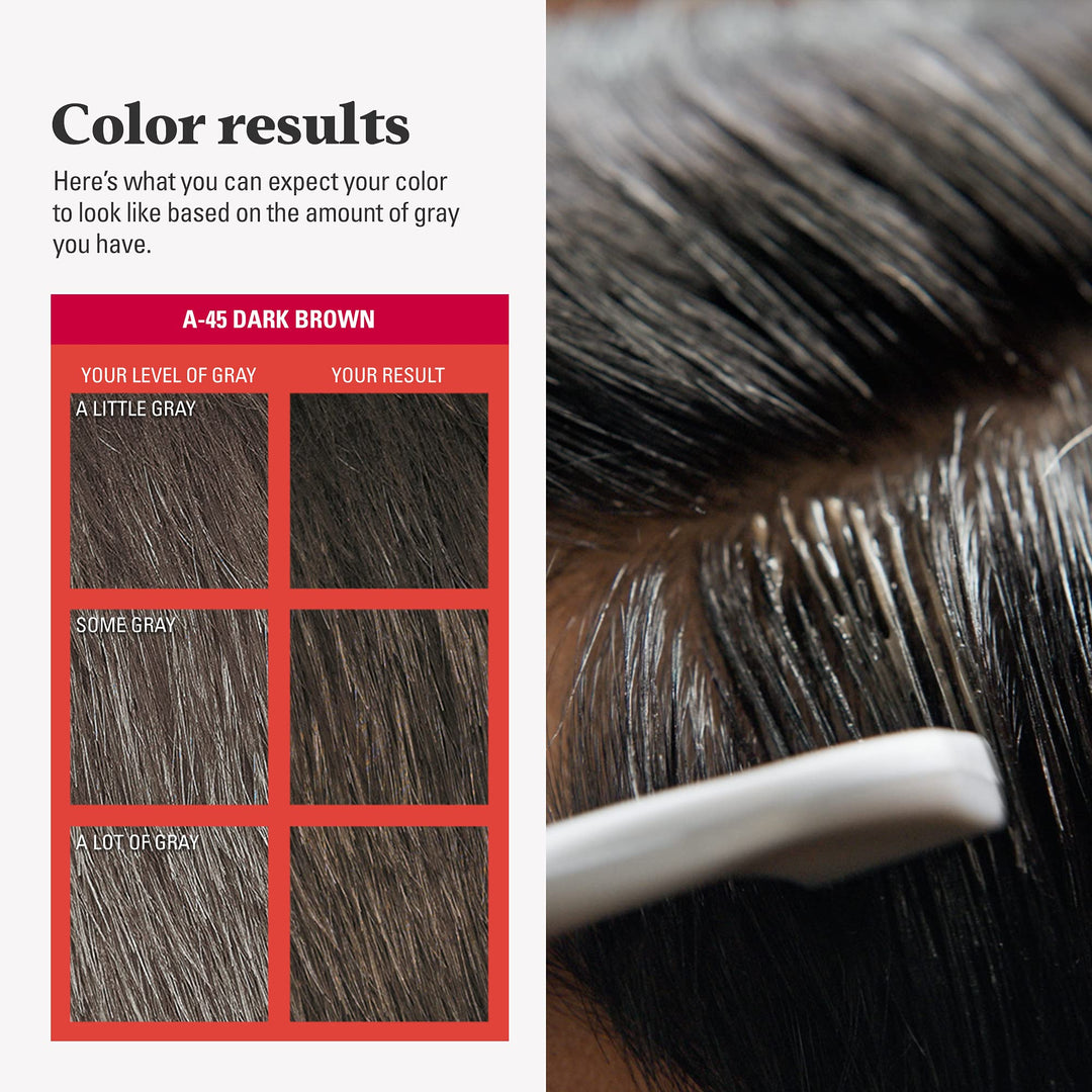 Just for Men Easy Comb-In Color, Dark Brown, A-45