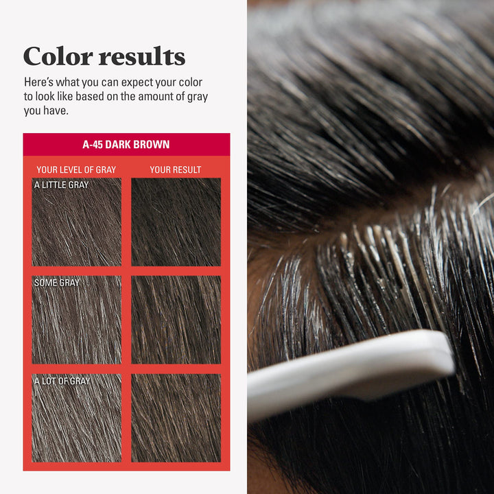 Just for Men Easy Comb-In Color, Dark Brown, A-45