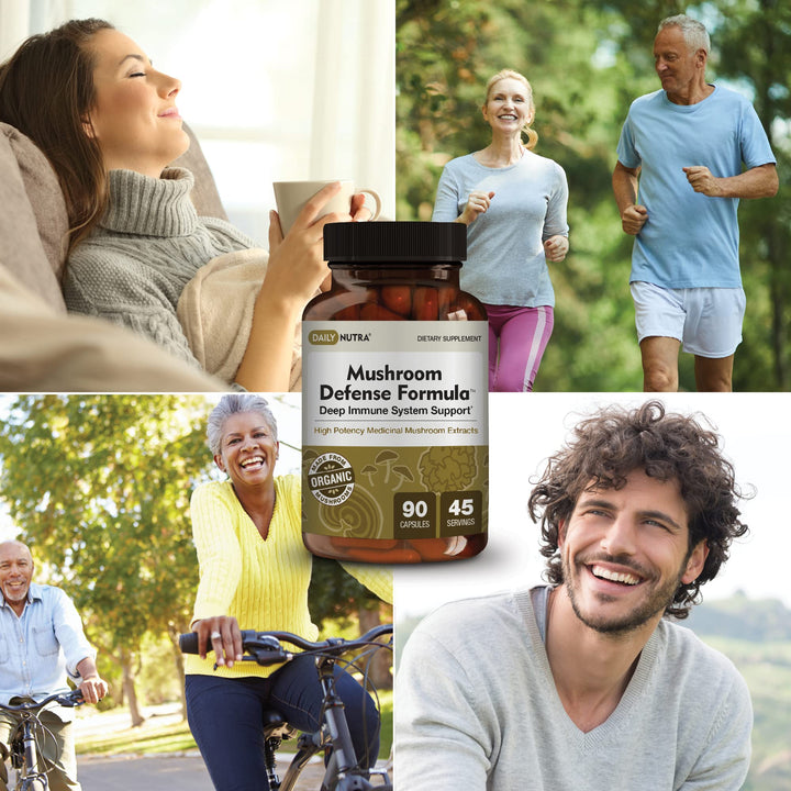 DailyNutra Mushroom Defense Formula, 1000 mg