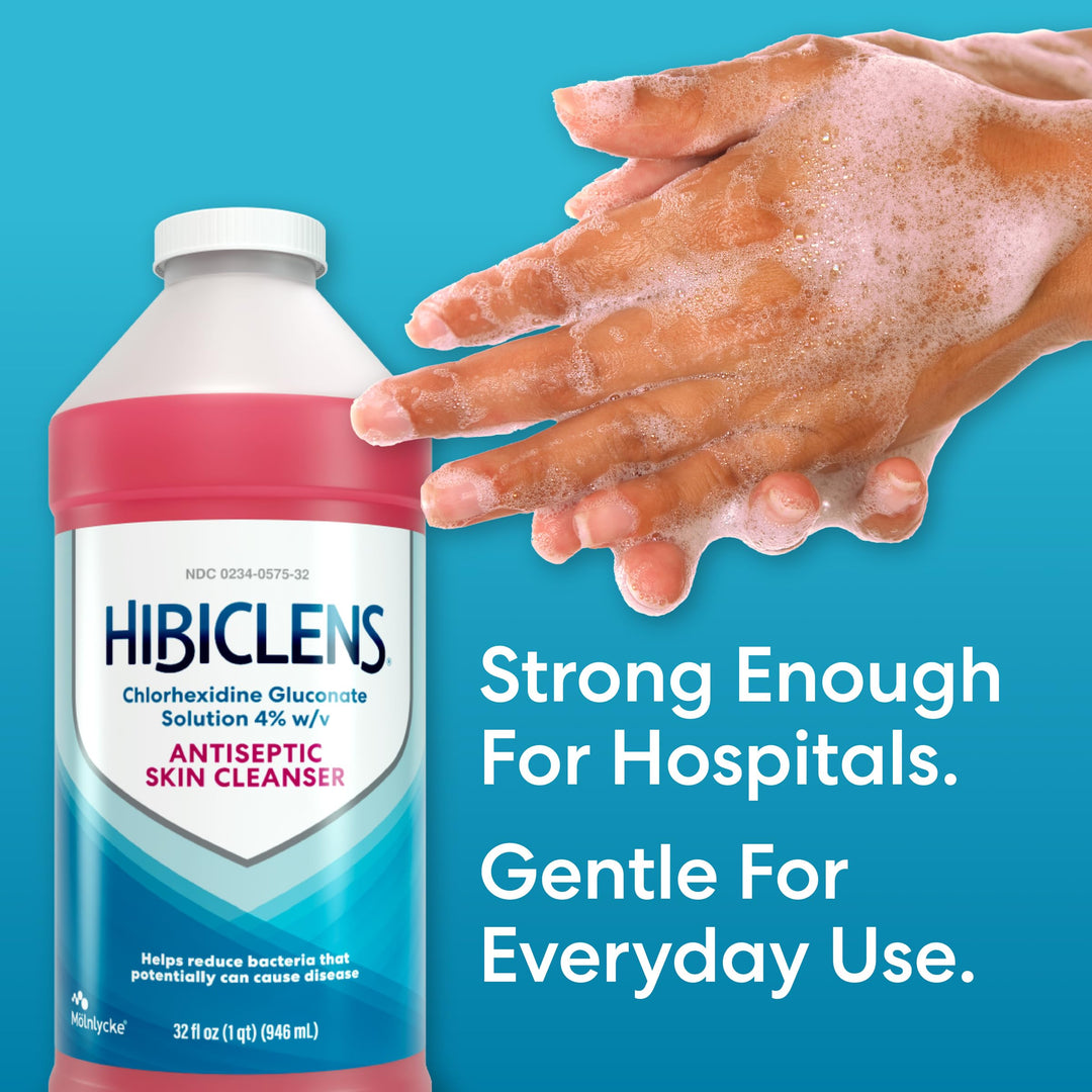 Hibiclens Antimicrobial Antiseptic Soap and Skin Cleanser, 4%, 32 fl oz