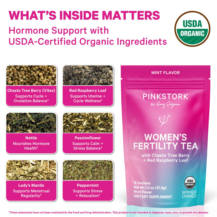 Pink Stork Organic Fertility Tea