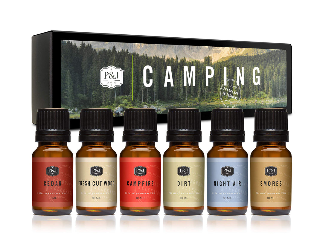 P&J Trading Camping Fragrance Oil Set, 6 Count