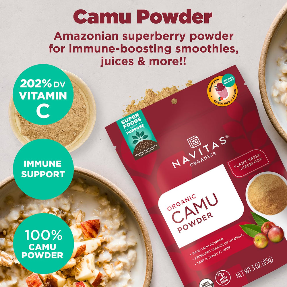 Navitas Organics Camu Powder, 3 oz