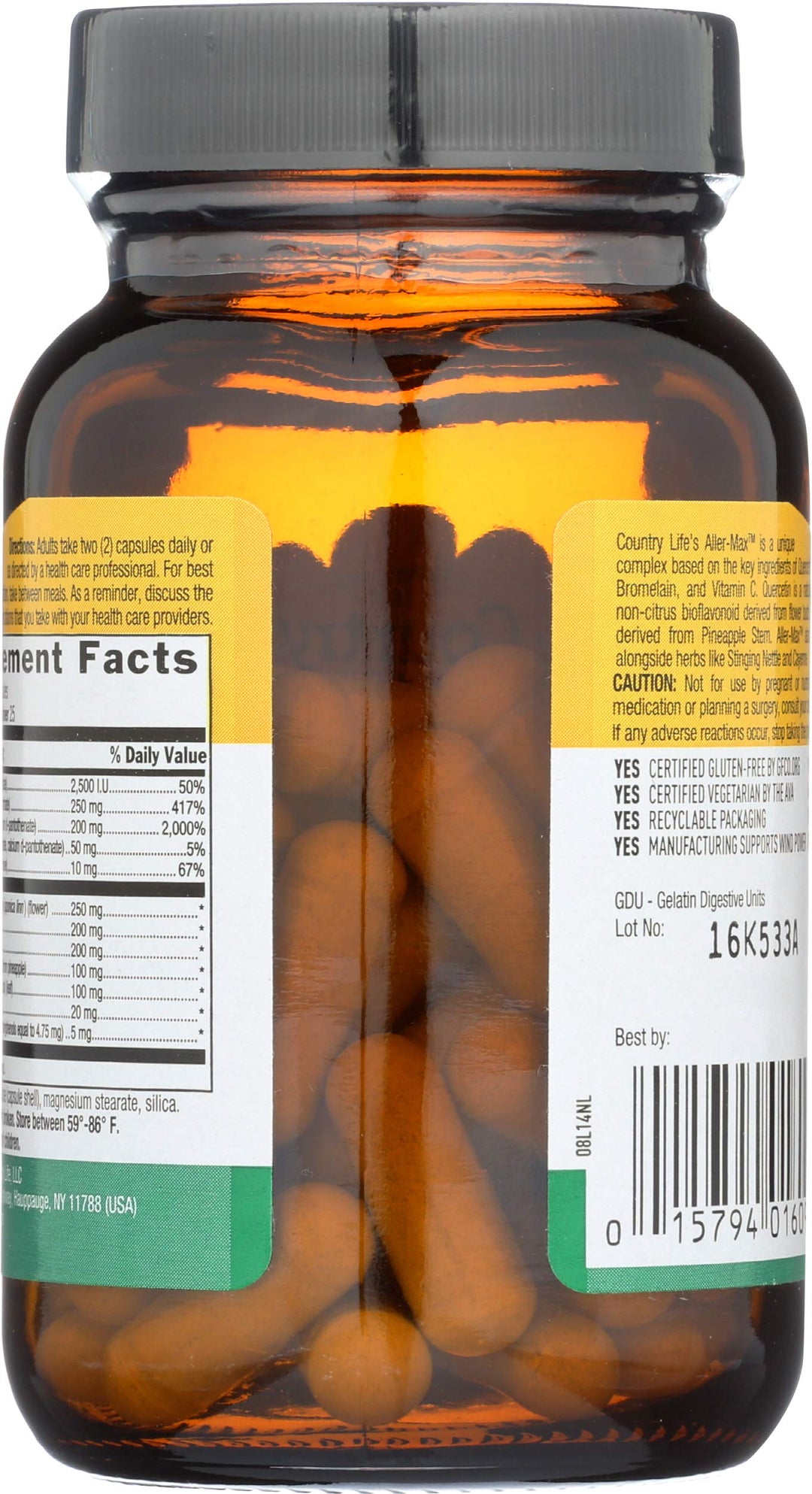 Country Life Biochem Aller-Max, 50 Count