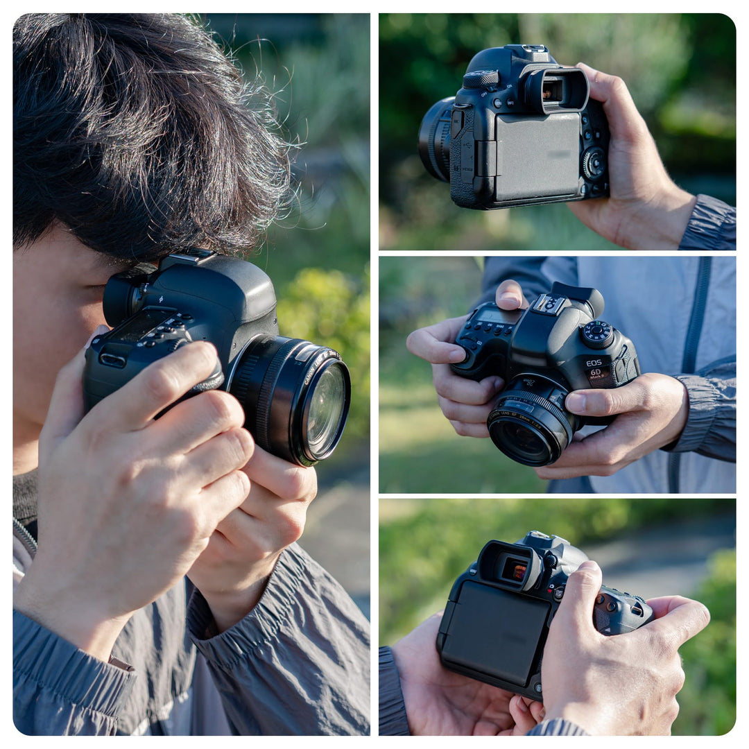 Kiorafoto Soft Silicone Camera Viewfinder Eyecup for Canon EOS