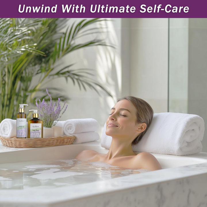 Aqua Elegante Spa Gift Basket, Lavender & Tea Tree