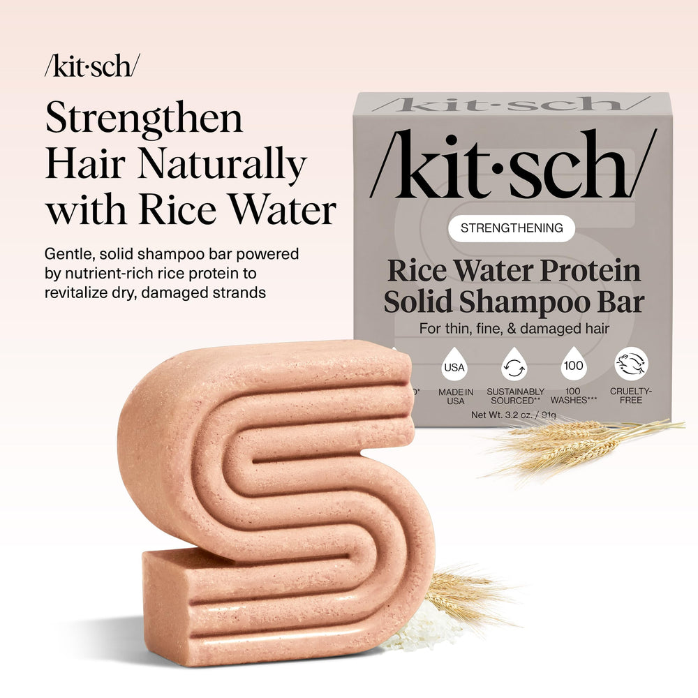 Kitsch Rice Water Shampoo Bar, 3.2 oz