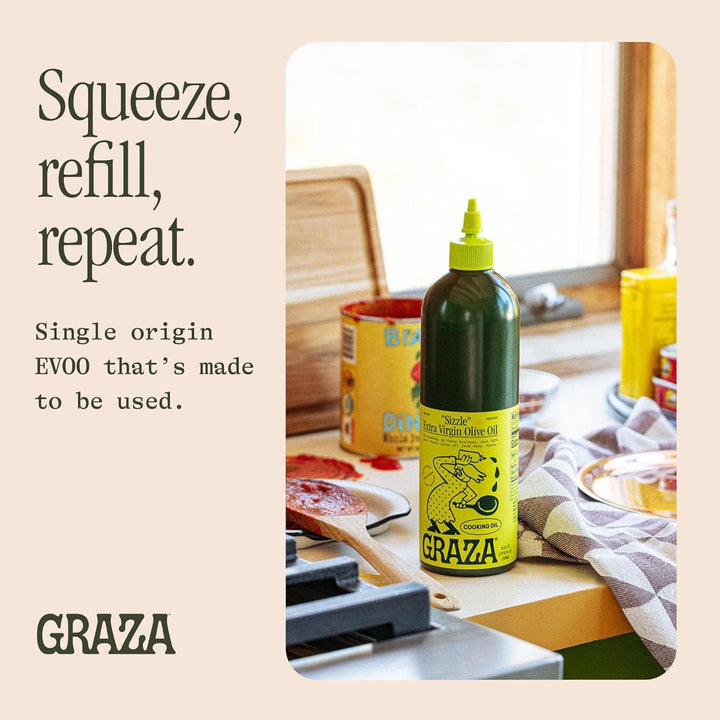 Graza Sizzle Extra Virgin Olive Oil, 25.3 fl oz