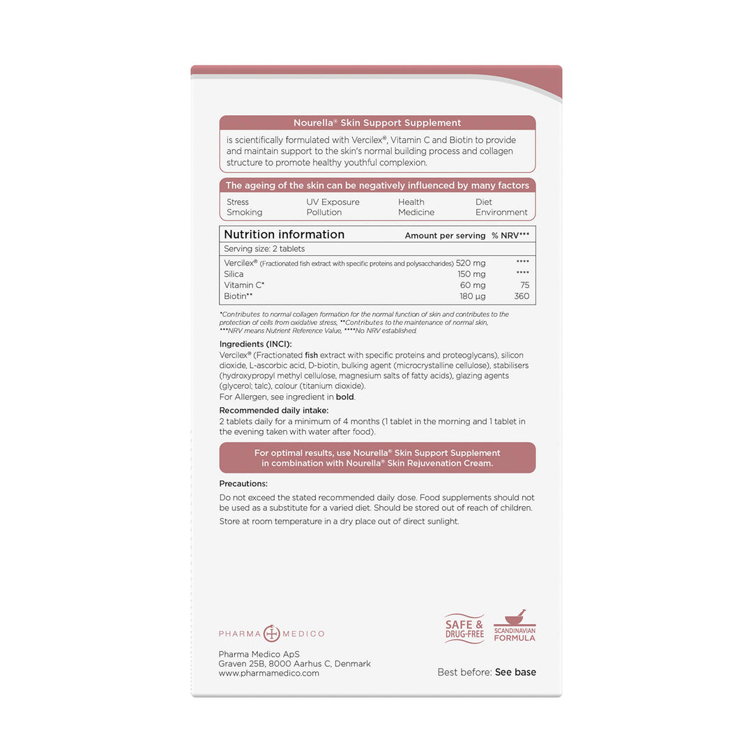 Nourella Tables Active Skin Support, Supplement Tablet