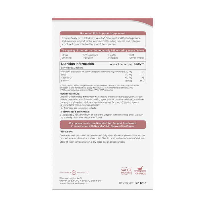 Nourella Tables Active Skin Support, Supplement Tablet