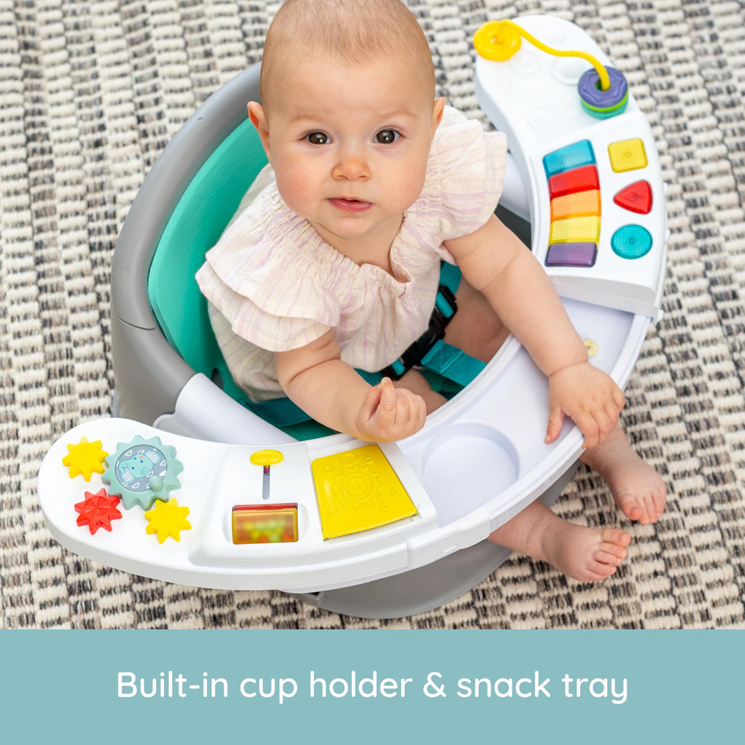 Infantino Music & Lights 3-in-1 Discovery Seat & Booster, Teal