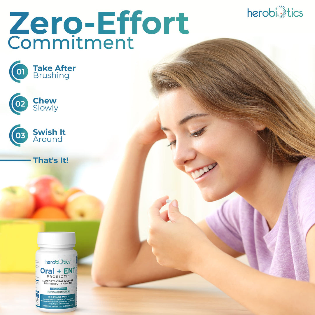 herobiotics Dental Probiotics, 6 Billion CFU