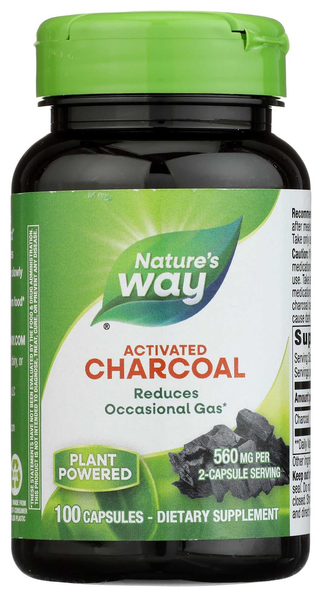 Nature's Way Activated Charcoal, 100 Count