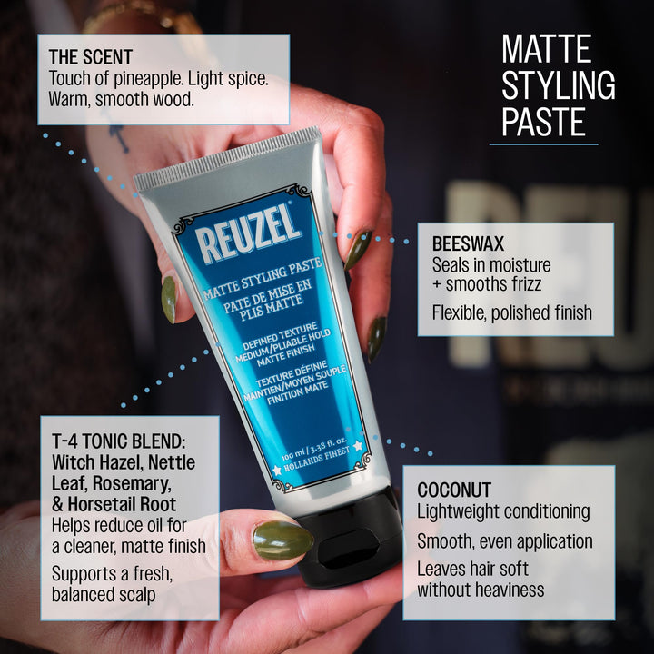 Reuzel Matte Styling Paste, 100 ml