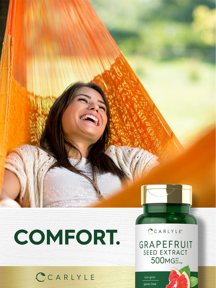 Carlyle Grapefruit Seed Extract, 500 mg, 120 Count
