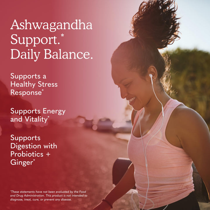 Garden of Life Ashwagandha With Probiotics And Ginger, 60 Count