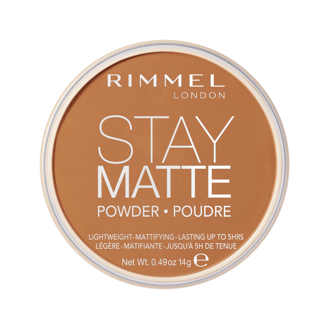 Rimmel Stay Matte Pressed Powder, Pecan, 0.47 fl oz