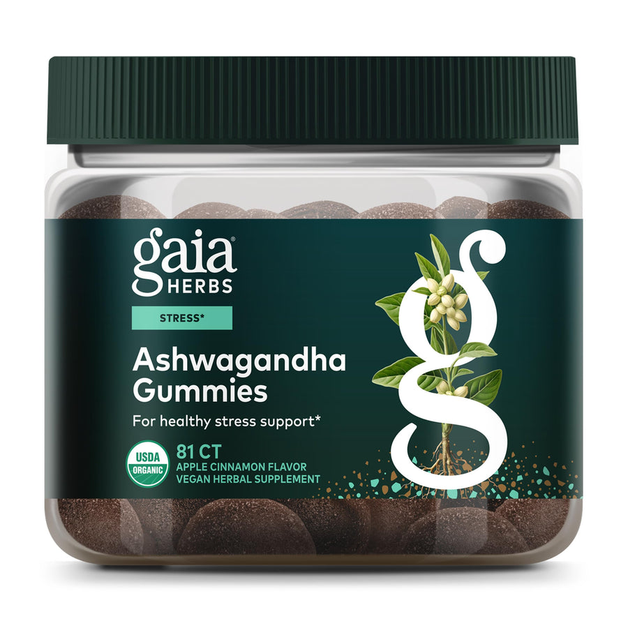 Gaia Herbs Ashwagandha Gummies, 81 Count