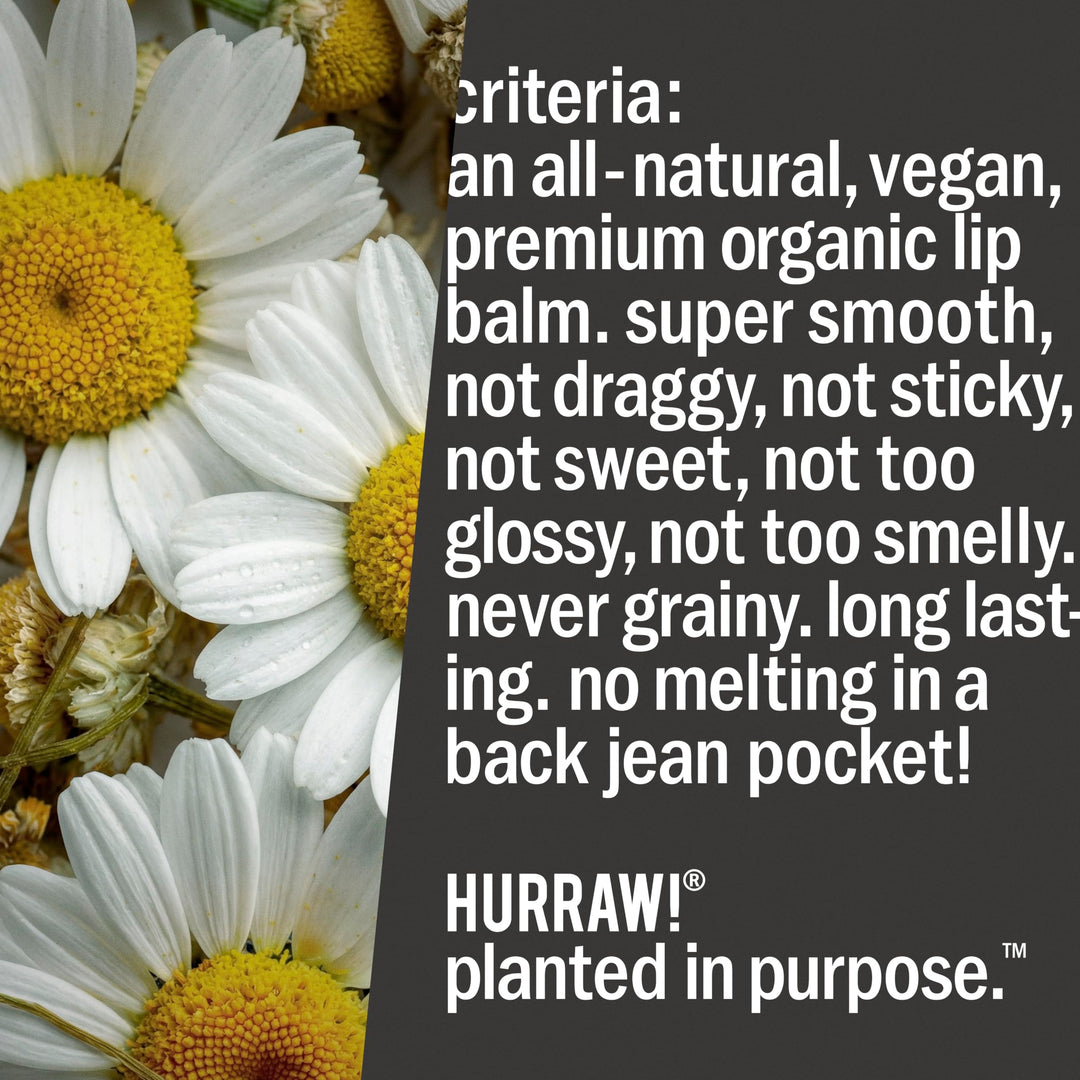 HURRAW! Moon Night Treatment Lip Balm, Blue Chamomile Vanilla