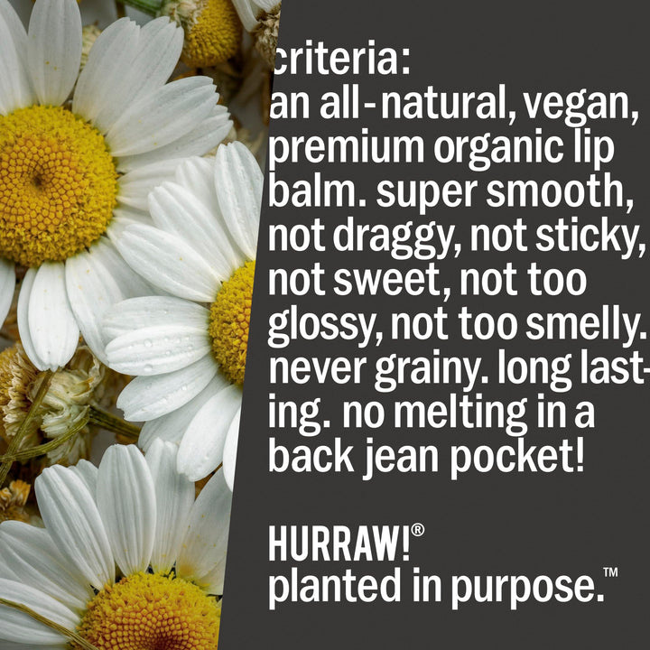 HURRAW! Moon Night Treatment Lip Balm, Blue Chamomile Vanilla