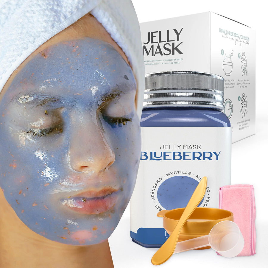 BRÜUN Jelly Mask Jar, Blueberry Burst, 23 fl oz
