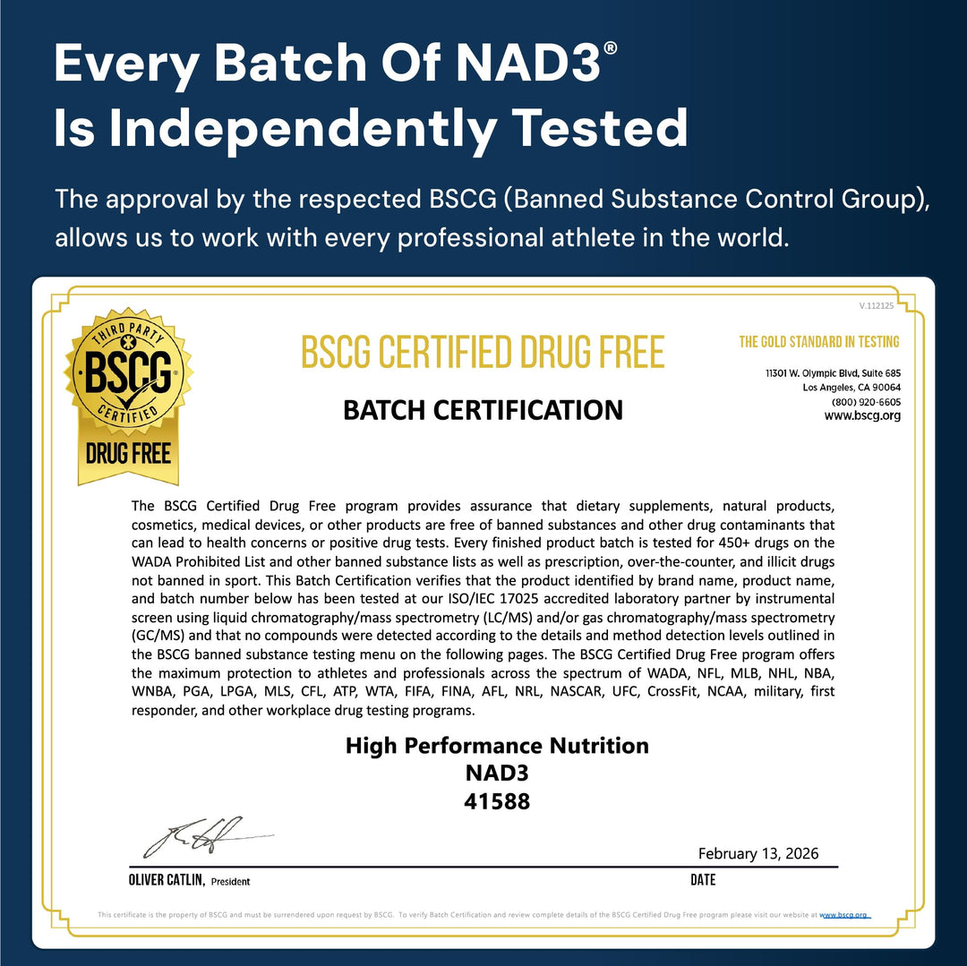 HPN NAD+ Booster Nicotinamide Riboside Alternative NAD3, 30 Count