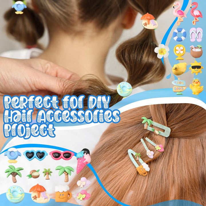 Giegxin Resin Charm Accessories, 40 Count