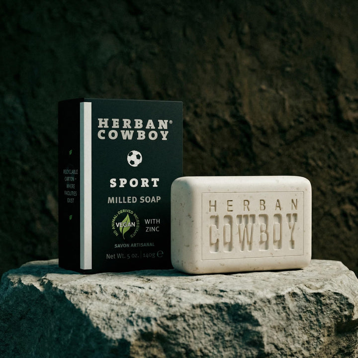 Herban Cowboy Bar Soap, Sport, 5 oz