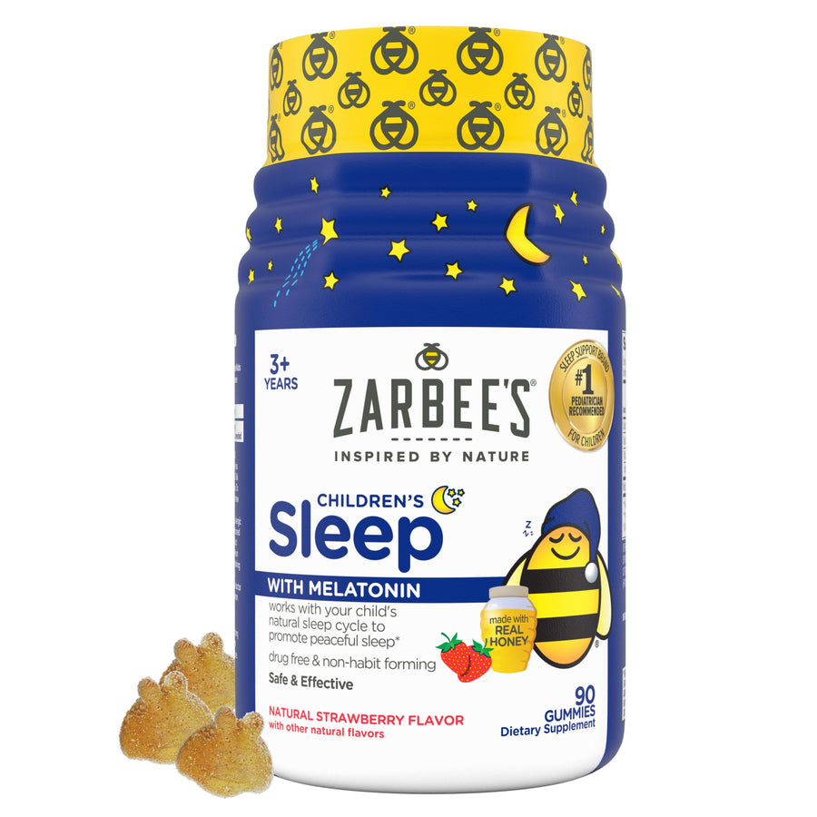 Zarbee's Kids Melatonin Sleep Gummies, 1 mg, 90 Count