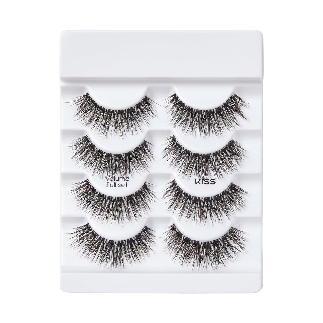 KISS Lash Couture Luxtensions Collection False Eyelashes, 4 Count