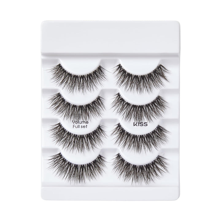 KISS Lash Couture Luxtensions Collection False Eyelashes, 4 Count