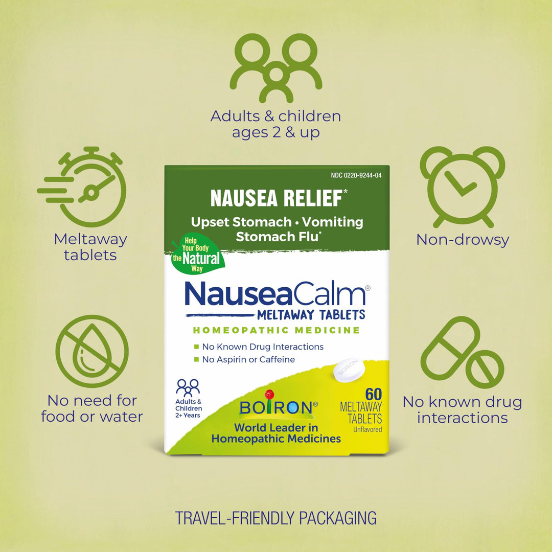 Boiron NauseaCalm, 60 Count