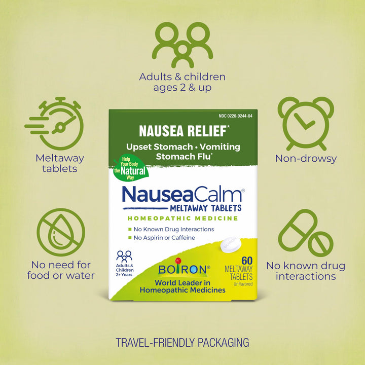 Boiron NauseaCalm, 60 Count
