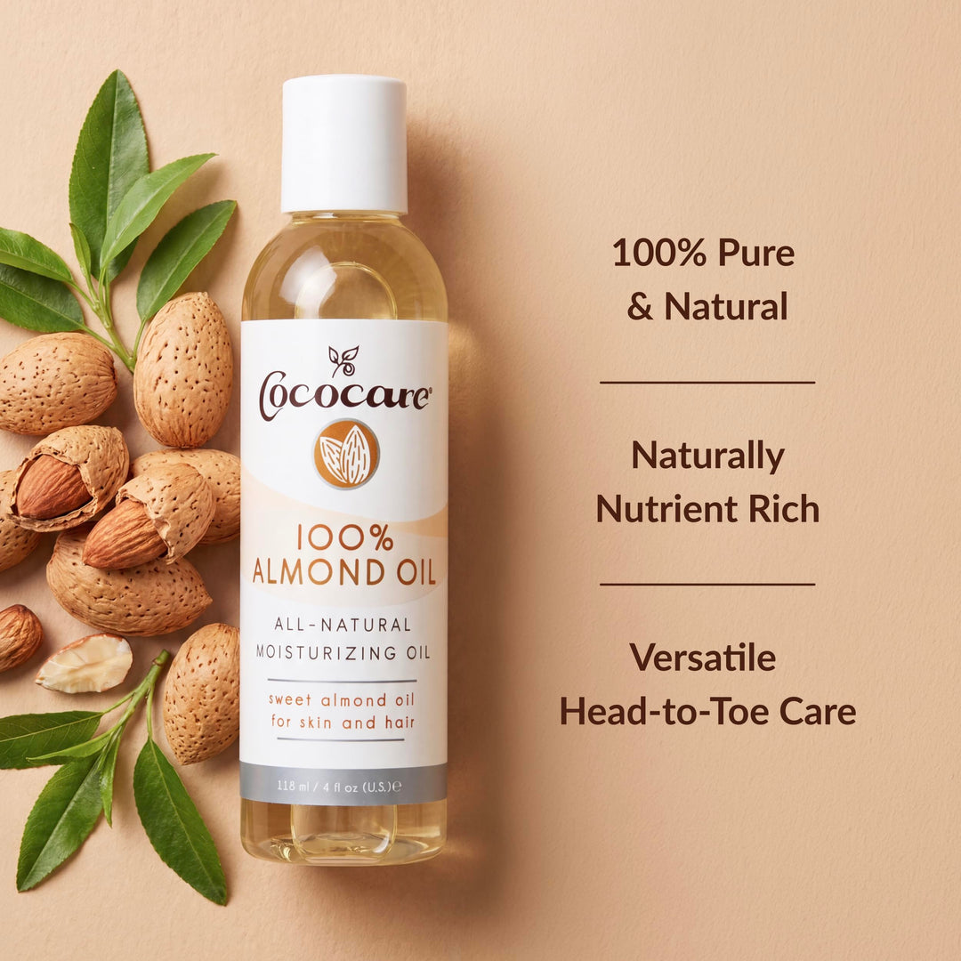 Cococare 100% Sweet Almond Oil, 118 ml