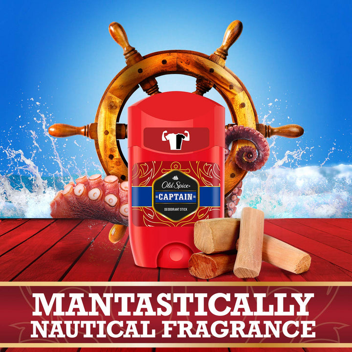 Old Spice Captain Deodorant Stick, 50 ml