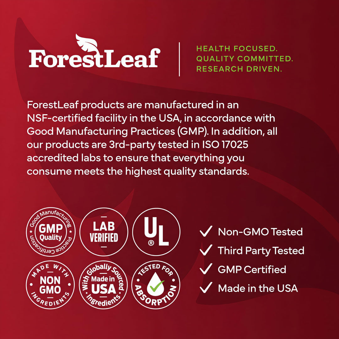 ForestLeaf Beet Root Capsules, 1000 mg, 120 Count