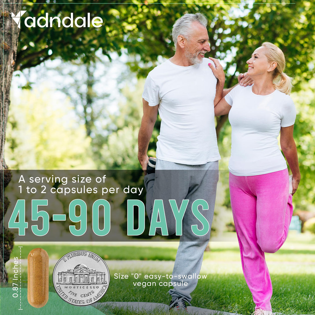 Adndale NAD Supplement And Resveratrol, 300 mg, 1000 mg, 90 Count