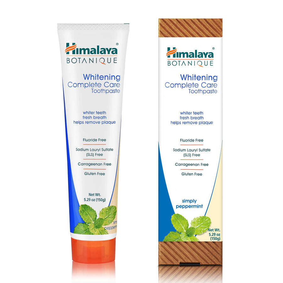 Himalaya Botanique Complete Care Whitening Toothpaste, Simply Peppermint, 5.29 oz