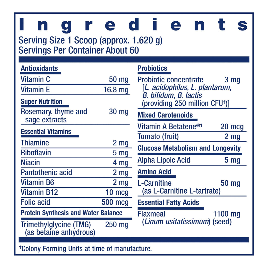 Life Extension Dog Mix, Dog Vitamins and Supplements, 60 Count